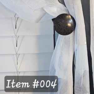 Small Medallions to Hang Drapery and Curtains