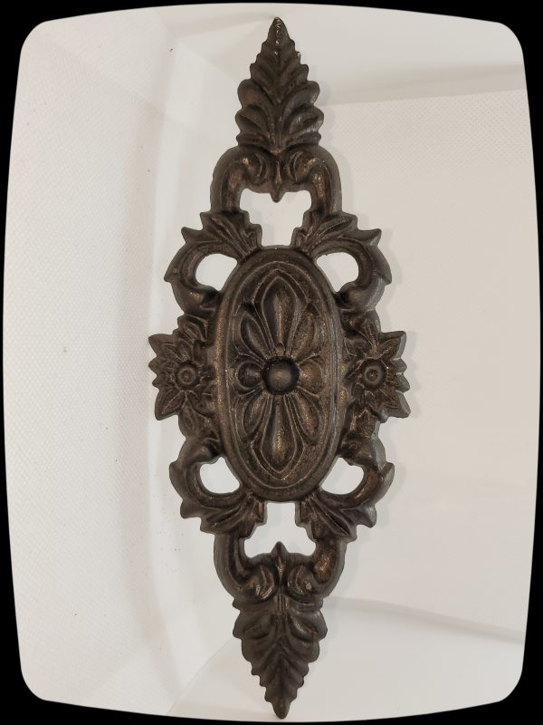 Traditional Extra Large Drapery Medallion - 9" H x 3-5/8" W -  Item #040 - Image 5