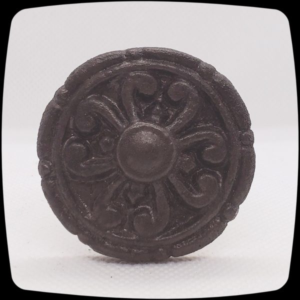 Item # 048 - Traditional, Asian or Greek Extra Small Drapery Medallion - 2" diameter - Image 2
