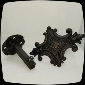 Item # 054 - Traditional Diamond Shaped Drapery Medallion - 5-1/2" W x 4" H