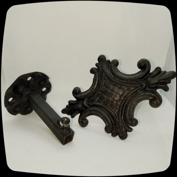 Item # 054 - Traditional Diamond Shaped Drapery Medallion - 5-1/2" W x 4" H