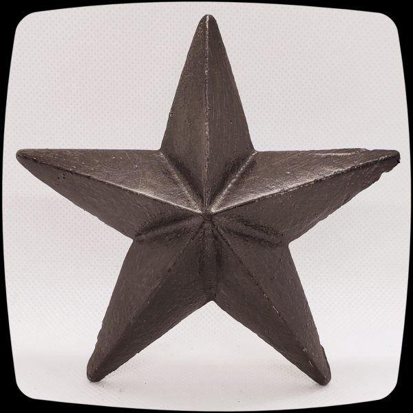 Item # 071 - 3 Dimensional Patriotic Star Medium Large Drapery Medallion - 4-3/4" diameter - Image 2