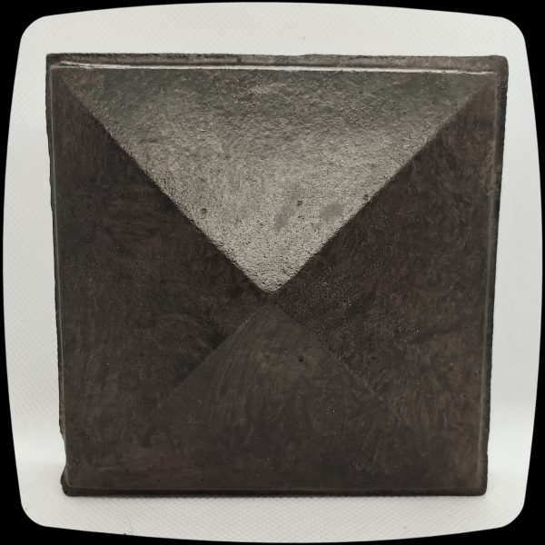Item # 105 - Pyramid Contemporary Drapery Medallion -  4-1/2" square - Image 2
