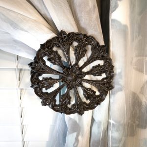 Large Medallions to Hang Drapery and Curtains