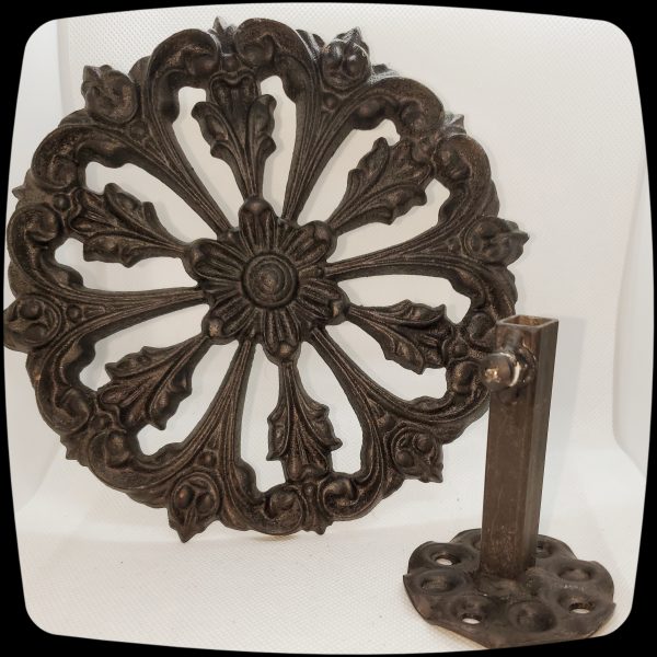Beautiful Large Drapery Medallion - 7-1/8" diameter - Item #119 - Image 9