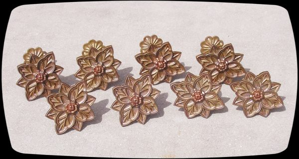 Traditional Stunning Large Drapery Medallion - 7-1/2" H x 6-1/2" W - Item #121 - Image 7
