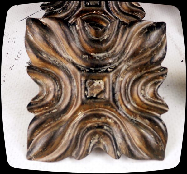 Contemporary Medium Drapery Medallion to Hang Drapery and Curtains - 3-1/4” Square, Item #128 - Image 10