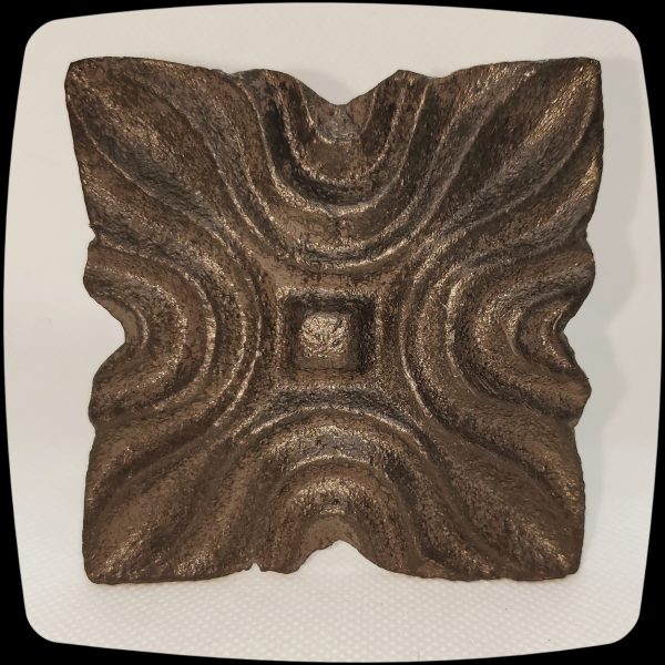 Contemporary Medium Drapery Medallion to Hang Drapery and Curtains - 3-1/4” Square, Item #128 - Image 7