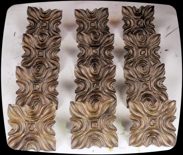 Contemporary Medium Drapery Medallion to Hang Drapery and Curtains - 3-1/4” Square, Item #128 - Image 12