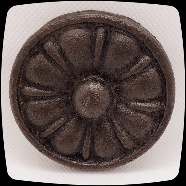 Item # 156 Clean and Traditional Small Drapery Medallion - 2-1/2" diameter - Image 2