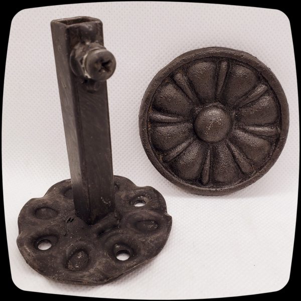 Item # 156 Clean and Traditional Small Drapery Medallion - 2-1/2" diameter - Image 3