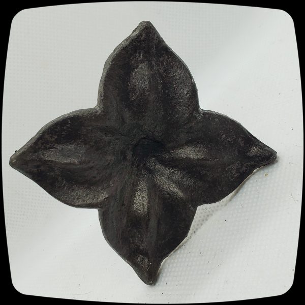 Item # 193 Floral Small Drapery Medallion - 2-1/4" square, 3" diagonal - Image 2