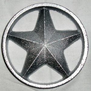 Item # 365M - Star Medium Drapery Medallion -  4" diameter