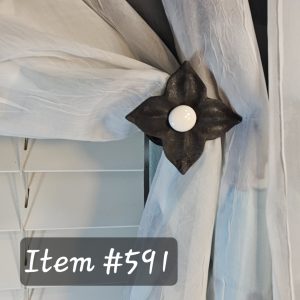 Unique Medallions to Hang Drapery and Curtains