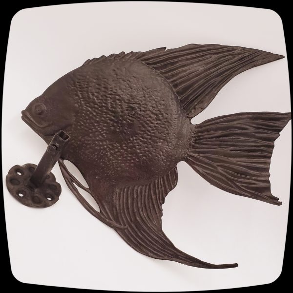 Item # 997 Extra Large Tropical Fish Drapery Medallion - 10-1/2" H x 12-3/4" W - Image 3