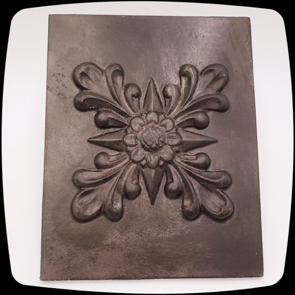 Item # 993M - Traditional Extra Large Plaque Drapery Medallion - 8" H x 10" W - Image 2