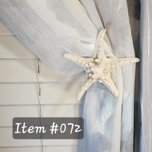 Seashell Medallions to Hang Drapery and Curtains