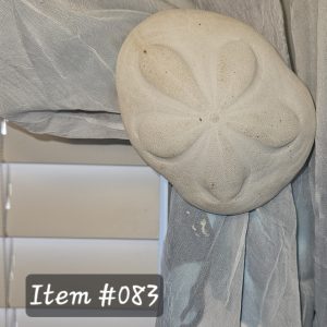 Item #083 - Seabiscuit Starfish Drapery Medallion - 3" - 5" Diameter