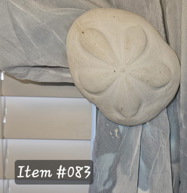 Item #083 - Seabiscuit Starfish Drapery Medallion - 3" - 5" Diameter