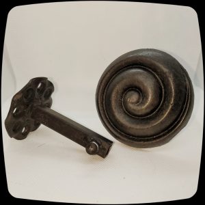 🌀 Item #995 - Contemporary Swirled Medium Drapery Medallion - 3-1/2" Diameter 🌀